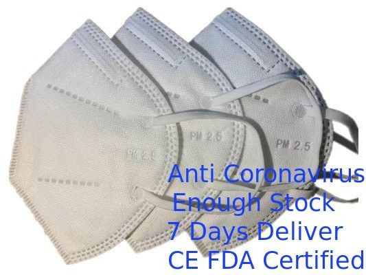 Maschera di protezione non tessuta elastica di Earloop BFE99 KN95